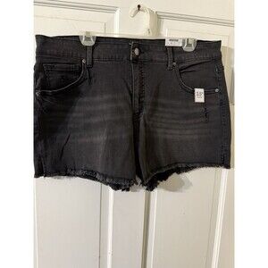 Time and Tru Relaxed Fit Frayed Denim Women Shorts Size 18